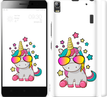 

Чехол Единорог в очках для Lenovo A7000 911669