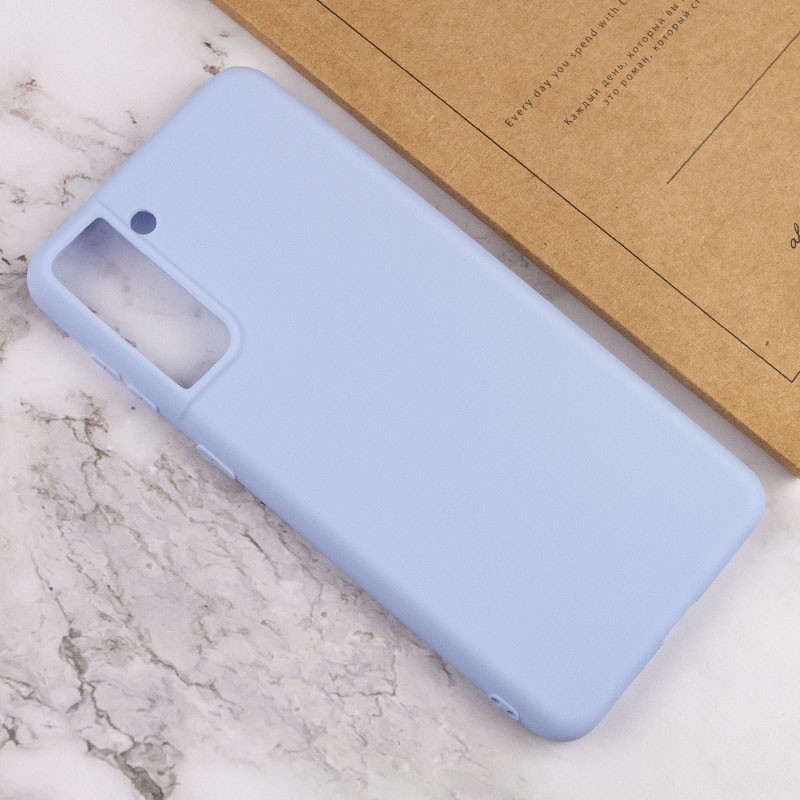 Силіконовий чохол Candy на Samsung Galaxy S21+ (Блакитний / Lilac Blue) в магазині vchehle.ua