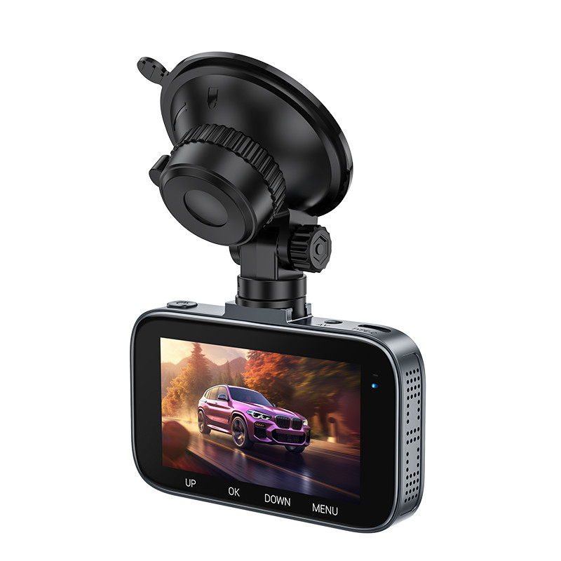 Фото Видеорегистратор Hoco DV5 Driving recorder with 3-inch display (Iron gray) на vchehle.ua