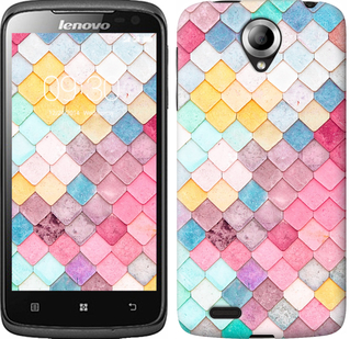 

Чехол Красочная черепица для Lenovo S820 334869