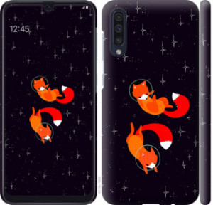 Чехол Лисички в космосе для Samsung Galaxy A50 (A505F)