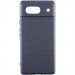 Чехол Silicone Cover Lakshmi Full Camera (AAA) для Google Pixel 7a (Серый / Dark Gray)