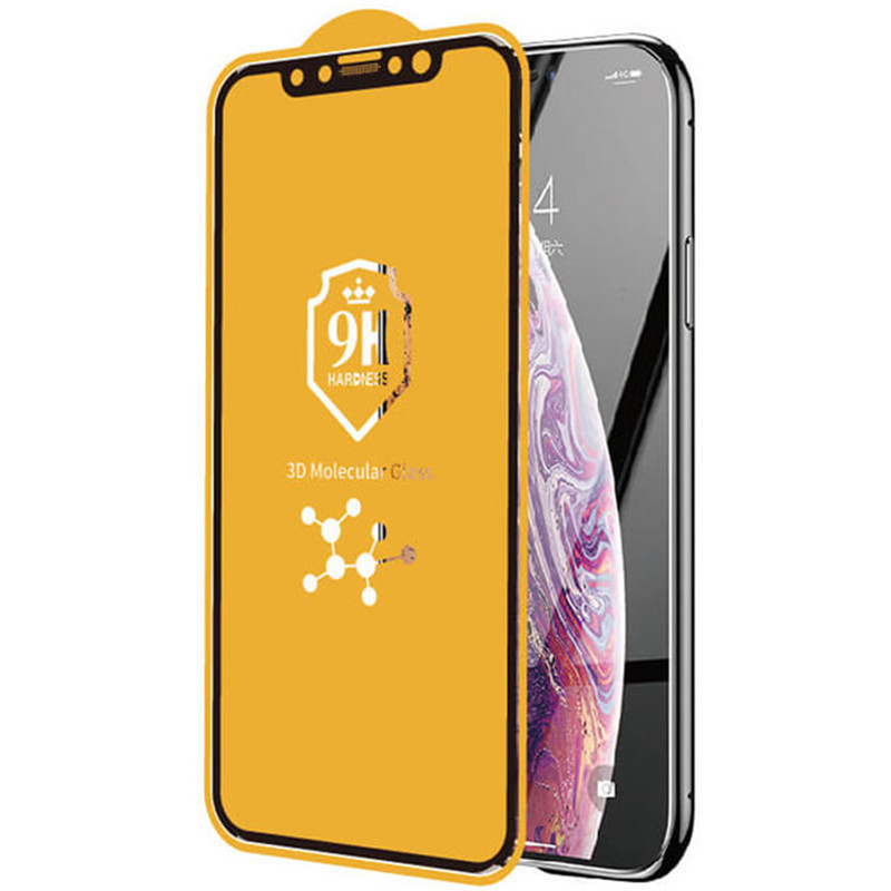Молекулярное 3D стекло Flexible Molecular для Apple iPhone 11 / XR (Черный) в магазине vchehle.ua