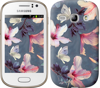 

Чехол Нарисованные цветы для Samsung Galaxy Fame S6810 596156