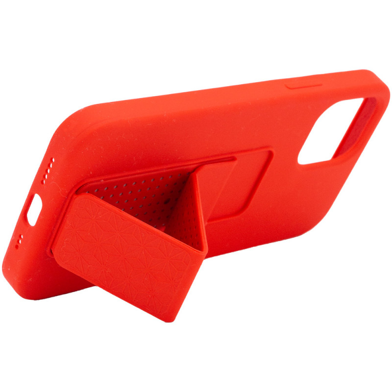 Чехол Silicone Case Hand Holder для Apple iPhone 12 Pro Max (6.7") (Красный / Red) в магазине vchehle.ua