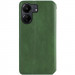 Фото Кожаный чехол-книжка GETMAN Cubic (PU) для Xiaomi Redmi 13C / Poco C65 (Зеленый) на vchehle.ua