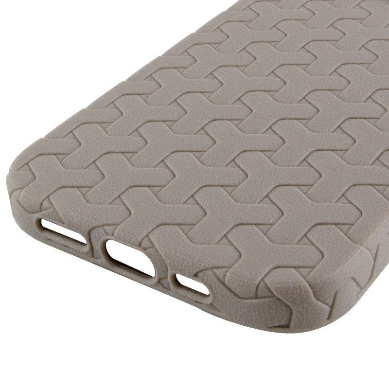 Купить Чехол TPU Weaving для Apple iPhone 15 (6.1") (Grey) на vchehle.ua