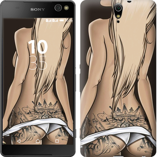 

Чехол Девушка с татуировкой для Sony Xperia C5 Ultra Dual E5533 644317