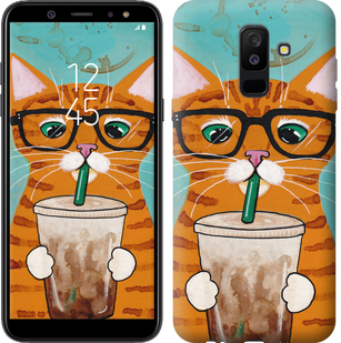 

Чехол Зеленоглазый кот в очках для Samsung Galaxy A6 Plus 2018 625119