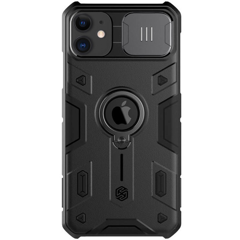 Купити TPU+PC чохол Nillkin CamShield Armor (шторка на камеру) на Apple iPhone 11 (6.1") (Чорний) на vchehle.ua