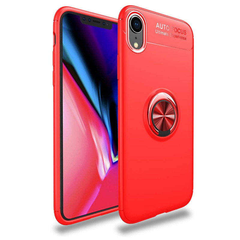 

TPU чохол Deen ColorRing під магнітний тримач (opp) на Apple iPhone XR (6.1") (Червоний / Червоний) 1108543
