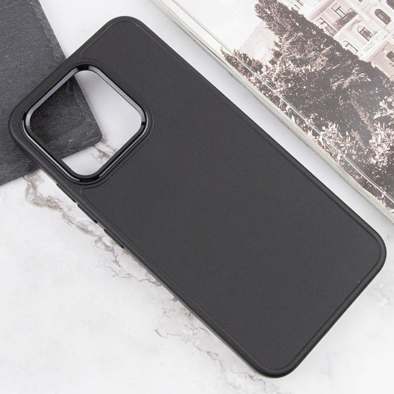 TPU чохол Bonbon Metal Style на Xiaomi Redmi Note 13 4G (Чорний / Black) в магазині vchehle.ua