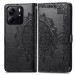 Фото Кожаный чехол-книжка Art Case с визитницей для Xiaomi Redmi Note 14 5G (Черный) в магазине vchehle.ua