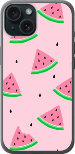 Чехол Розовый арбуз для iPhone 15