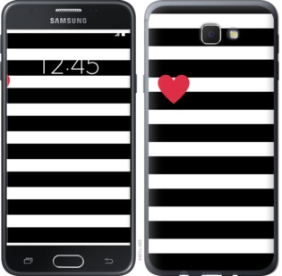 

Чехол Черно-белые полосы для Samsung Galaxy J5 Prime 751718