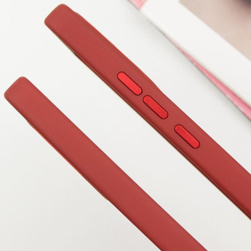 TPU чехол Bonbon Metal Style для Xiaomi Redmi Note 13 4G (Красный / Red) в магазине vchehle.ua