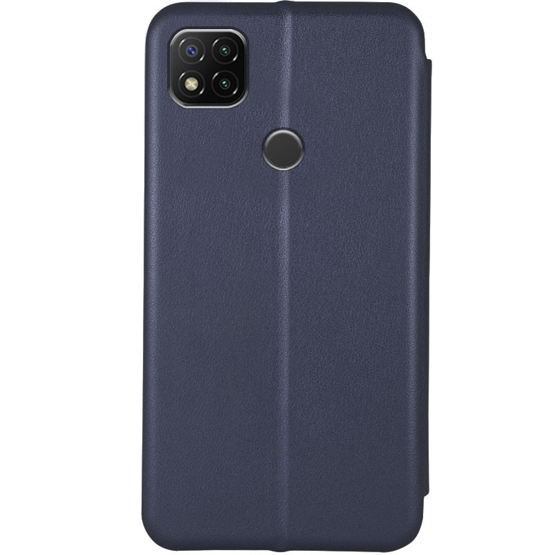 Фото Шкіряний чохол-книжка Classy на Xiaomi Redmi 9C / 10A (Темно-синій) на vchehle.ua