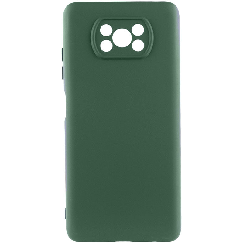 Чохол Silicone Cover Lakshmi Full Camera (AAA) на Xiaomi Poco X3 NFC / Poco X3 Pro (Зелений / Cyprus Green)