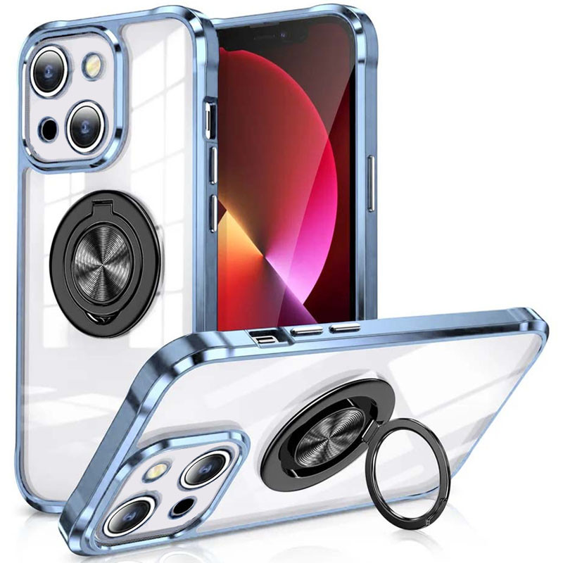 TPU+PC чехол Kickstand Color для Apple iPhone 13 (6.1")