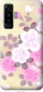 

Чехол Японские цветы для Vivo X50 1315746