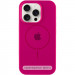 Чехол Silicone Case Full Protective (AA) with Magnetic Safe для Apple iPhone 14 (6.1") (Малиновый / Dragon Fruit)