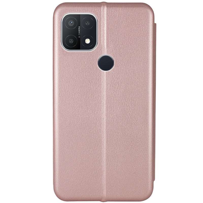 Фото Шкіряний чохол (книжка) Classy на Oppo A15s / A15 (Rose Gold) в маназині vchehle.ua