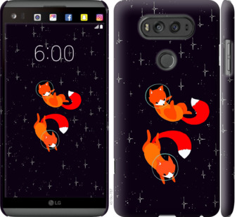 

Чехол Лисички в космосе для LG V20 870195
