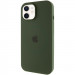 Чехол Silicone Case Full Protective (AA) with Magnetic Safe для Apple iPhone 11 (6.1") (Зеленый / Cyprus Green)