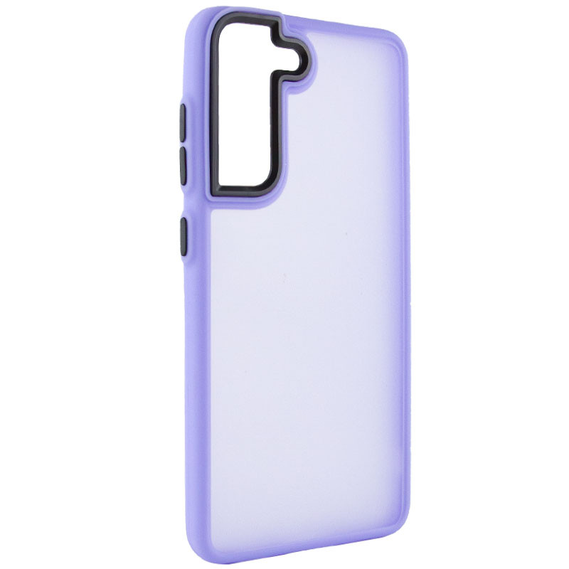 Чохол TPU+PC Lyon Frosted на Samsung Galaxy S21 FE (Purple)