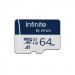 Карта памяти Wiwu Wi-FC004 Infinite Series (U3, C10) microSDXC Class 10 - 64GB (без адаптера) (Blue)