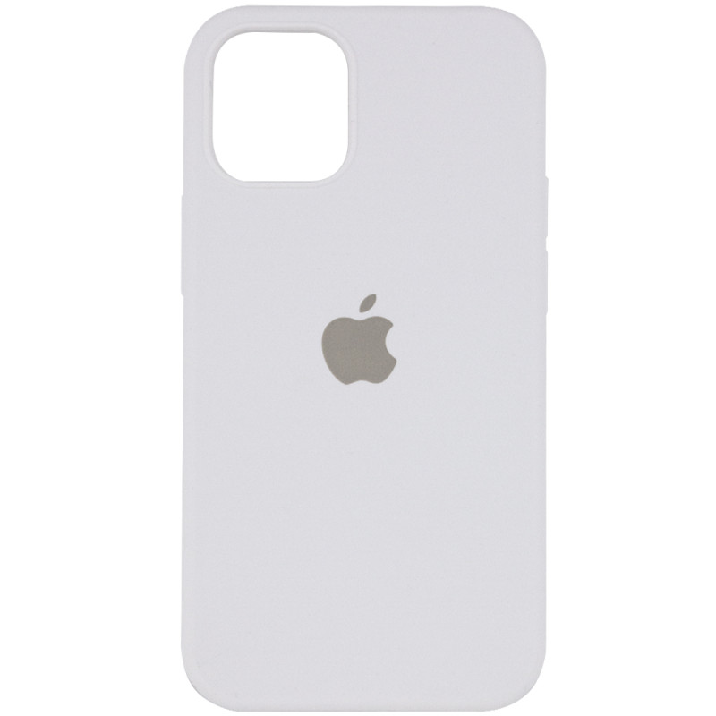 Чохол Silicone Case Full Protective (AA) на Apple iPhone 12 Pro / 12 (6.1") (Білий / White)