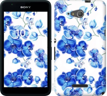 

Чохол Блакитні орхідеї на Sony Xperia E4g 725117