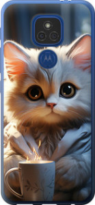 Чехол White cat для Motorola E7 Plus