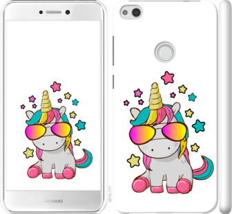 

Чехол Единорог в очках для Huawei P8 Lite (2017) 911857