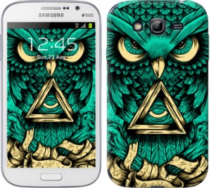 Чехол Сова Арт-тату для Samsung Galaxy Grand I9082