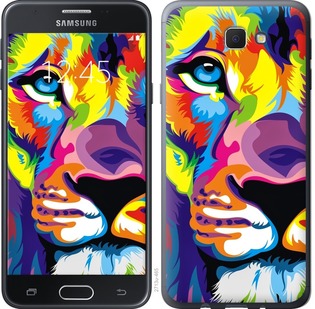 

Чехол Разноцветный лев для Samsung Galaxy J7 Prime 669779
