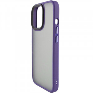 TPU+PC чехол Metal Buttons для Apple iPhone 12 Pro Max (6.7")