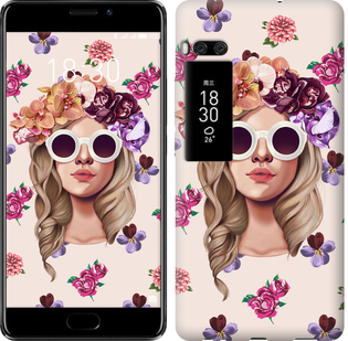 

Чохол Дівчина з квітами v2 на Meizu Pro 7 Plus 690582