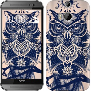 Чохол Узорчата сова на HTC One M8
