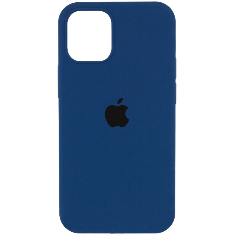 Чохол Silicone Case Full Protective (AA) на Apple iPhone 14 Pro Max (6.7") (Эстетический дефект / Синій / Navy blue)