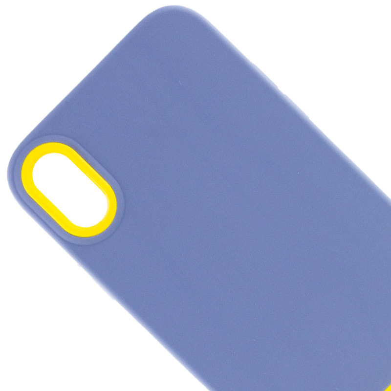 Фото Чехол TPU+PC Bichromatic для Apple iPhone X / XS (5.8") (Blue / Yellow) на vchehle.ua