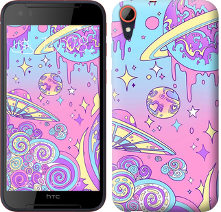 

Чехол Розовая галактика для HTC Desire 830 633335
