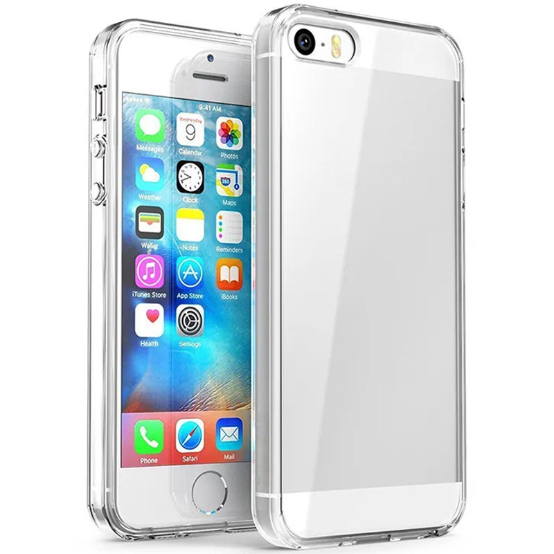 TPU чехол Epic Transparent 1,0mm для Apple iPhone 5/5S/SE