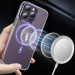 Чехол TPU+PC Colorful with Magnetic Safe для Apple iPhone 14 Pro (6.1") (Purple) в магазине vchehle.ua