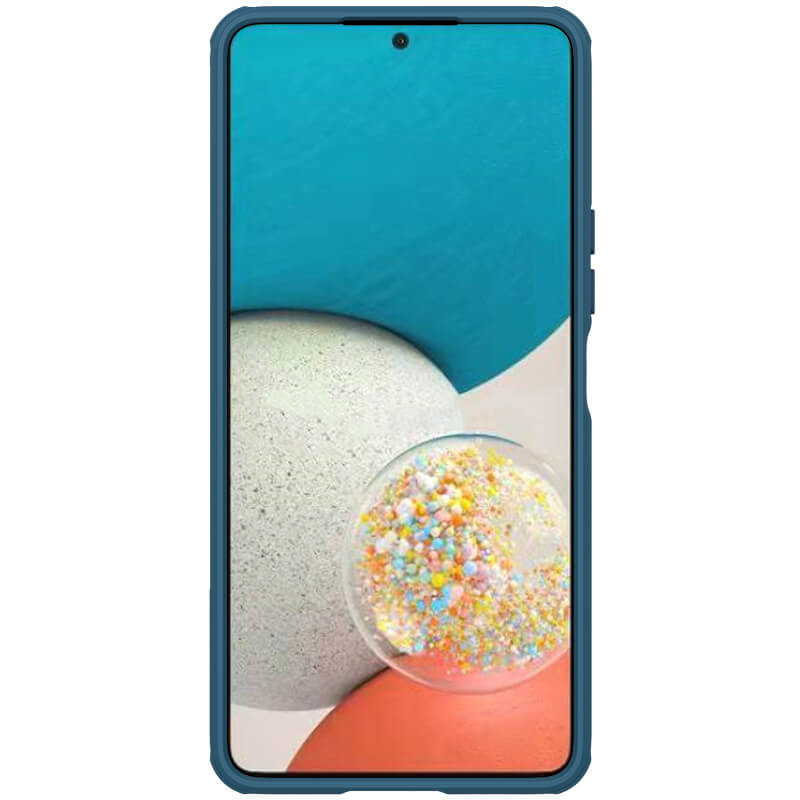 Фото Карбоновая накладка Nillkin CamShield Pro для Samsung Galaxy A53 5G (Синий / Blue) на vchehle.ua