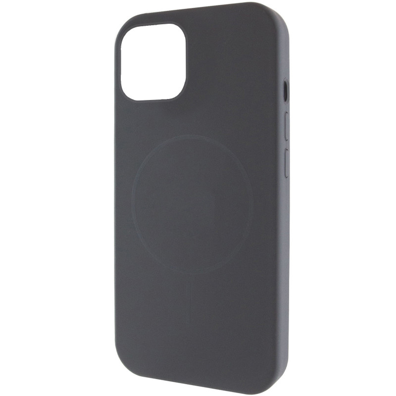 Чохол Silicone Case Full Protective (AA) NO LOGO with Magnetic Safe на Apple iPhone 11 Pro (5.8") (Сірий / Dark Gray)