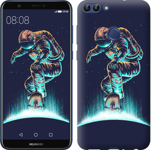 

Чехол Космонавт на скейтборде для Huawei Honor 9 Lite 659066