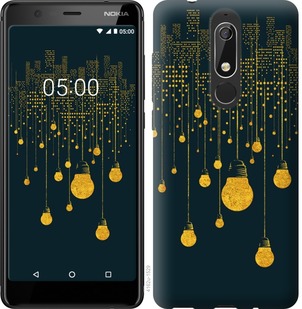 

Чехол Иллюстрация ночного города для Nokia 5.1 671398