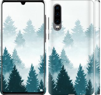 

Чехол Акварельные Елки для Huawei P30 862778