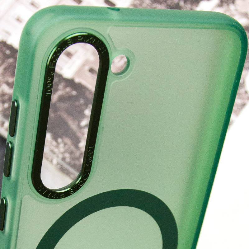 Заказать Чехол TPU Lyon frosted with Magnetic Safe для Samsung Galaxy S23 (Green) на vchehle.ua